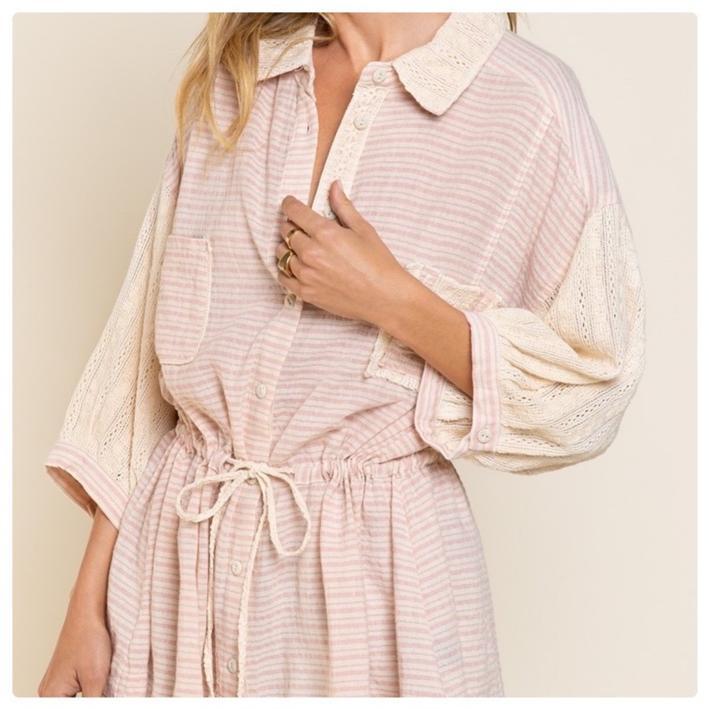 POL All Year Oversized Woven Tunic - Picture 9 of 14